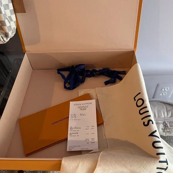 Louis Vuitton Graceful Handbag Damier Azur PM - Picture 3 of 15